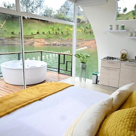 Casa Flotante La Trinidad Hotel Guatape Luaran gambar